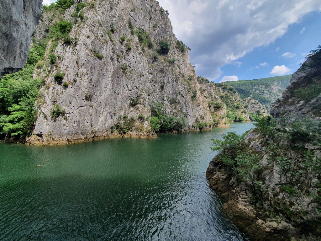 Ausflug zum Matka-Canyon in der Nähe von Skopje Nordmazedonien Sehenswürdigkeiten Reise Skopje Matka-Canyon